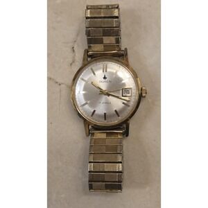 Vintage Buren Gold-Filled Date 17 Jewel Man's Automatic Wristwatch Works Great